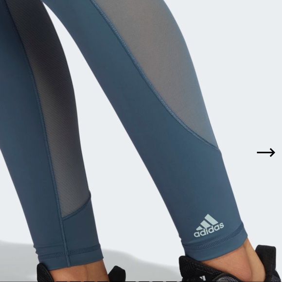 Adidas BELIEVE THIS 2.0 3-STRIPES MESH LONG TIGHTS - Picture 6 of 10